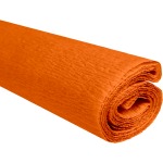 Krepový papír oranžový 0,5x2m C06 28 g/m2
