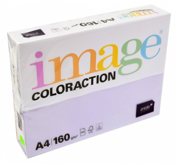Barevný papír IMAGE Tundra - světle fialová,  A4, 160g, 250 listů