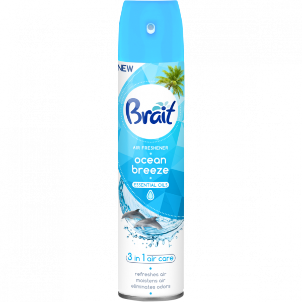 Odświeżacz powietrza BRAIT 300ml Ocean Breeze NOWOŚĆ