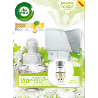 Air Wick Komplet 19ml Elektrické Bílé květy frézie