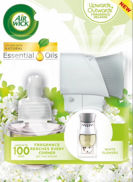 Air Wick Komplet 19ml Elektrické Bílé květy frézie
