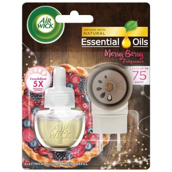 AIR WICK 19 ml komplet elektrická náplň Zimní Bobule Merry Berry