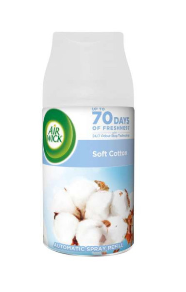 AIR WICK osviežovač vzduchu 250 ml refill Pure Soft Cotton