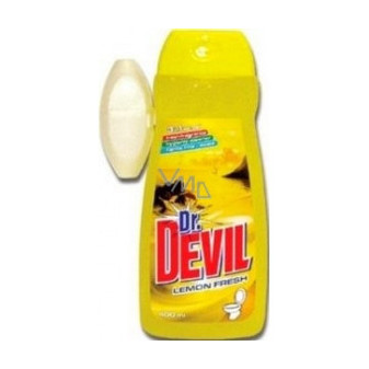 Dr.Devil WC gel s košíčkem 3v1 Lemon Fresh 400ml