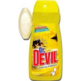 Dr.Devil WC gel s košíčkem 3v1 Lemon Fresh 400ml