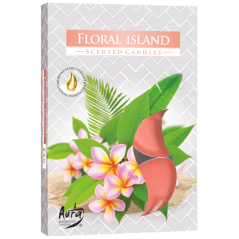 Vonná čajová svíčka Floral Island P15-321