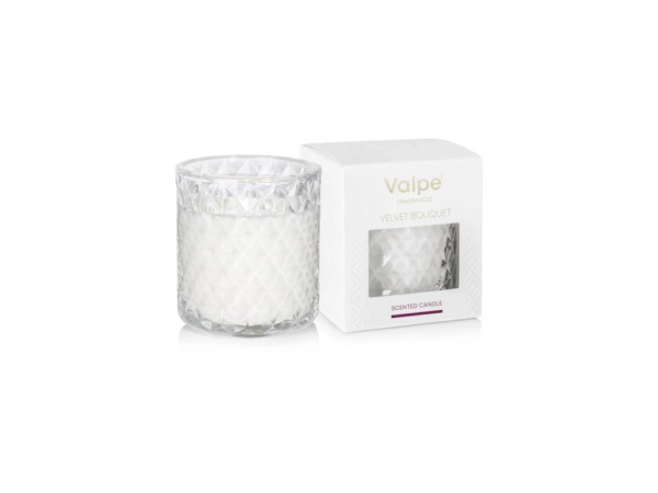 Vonná svíčka v křišťálu Velvet Bouquet VC-001-458 Valpe