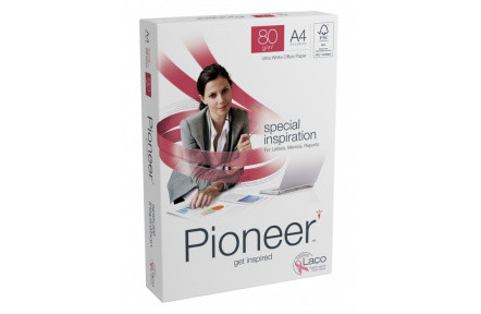 Kancelářský papír A4 80g bílý 500 listů Pioneer,nejvyšší kvalita A+, bělost 170