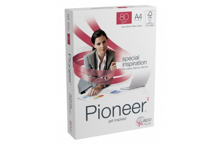 Kancelářský papír A4 80g bílý 500 listů Pioneer,nejvyšší kvalita A+, bělost 170