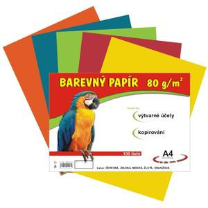 Papier kolorowy A4 60 szt 80g 12 kolorów