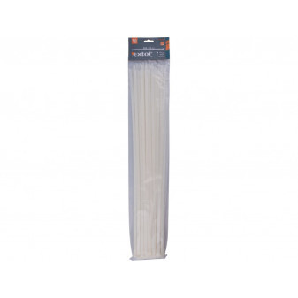pásky stahovací na kabely bílé, 540x7,6mm, 50ks, nylon PA66