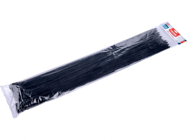 opaski kablowe czarne, 900x12,4mm, 50szt, nylon PA66