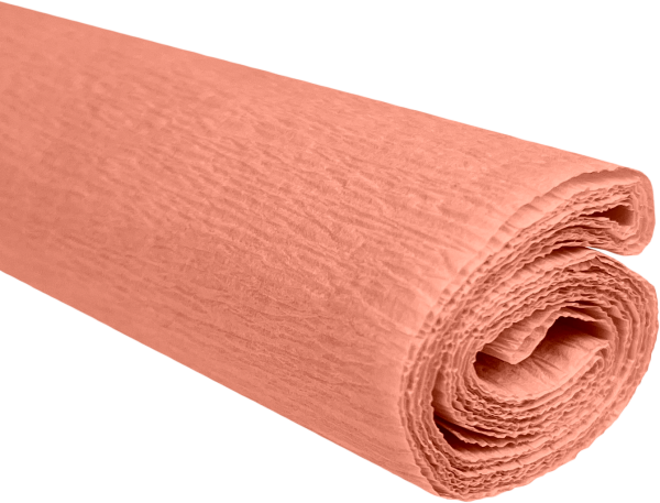 Krepový papier broskyňový 0,5x2m C13 28 g/m2