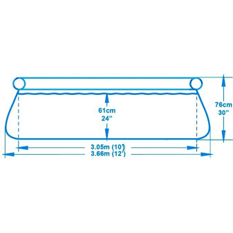 Bestway Fast Set 3,66 x 0,76 m 57274 + Kartušová filtrace