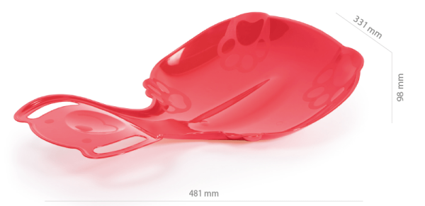 Prosperplast Kluzák na sníh Polar Bear 1 Modrý