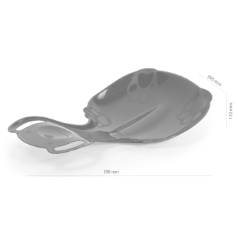 Prosperplast Kluzák na sníh Polar Bear 2 Zelený