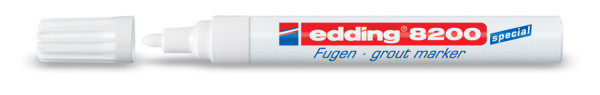 Marker do fug Edding 8200, biały