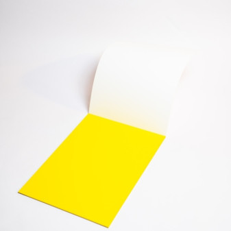 Popisovateľné fólie elektrostatické Symbioflipcharts 500x700 mm žlté