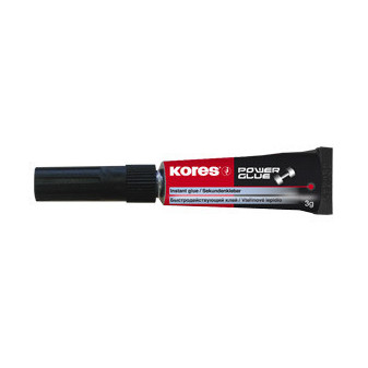 Kores vteřinové lepidlo, Power Glue, Universal, 3g