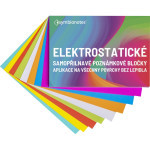 Poznámkové bločky elektrostatické Symbionotes 70x100 mm MIX 7 farieb