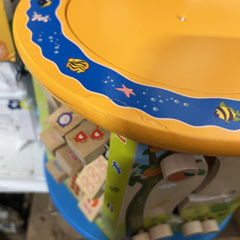 Aga4Kids Dřevěná motorická kostka 7v1 DZ808