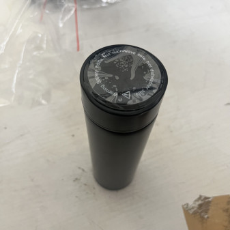 Aga Termoska s teploměrem 500 ml Černá DAZ875