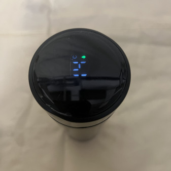 Aga Termoska s teploměrem 500 ml Černá