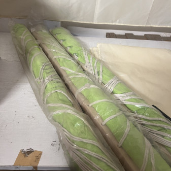 Linder Exclusiv Houpací síť 200x150 cm Světle zelená 2DAZ092