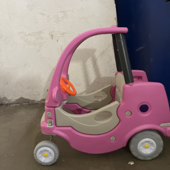 Aga Dětské odrážedlo autíčko Růžové 2DZ055