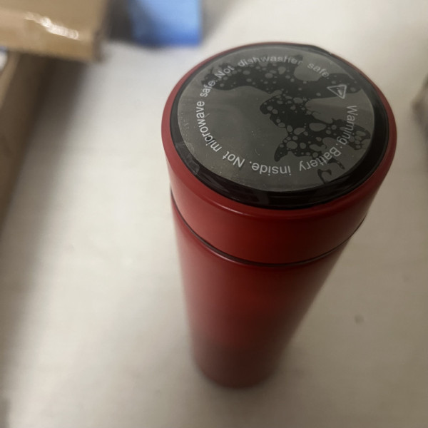 Aga Termoska s teploměrem 500 ml Červená 2DAZ164