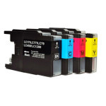 Zestaw Alternative Color X LC1240/1280 do drukarek Brother 30 ml czarny 19 ml kolory