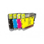 Alternatywny zestaw Color X LC980/1100 do drukarek Brother 30 ml czarny 20 ml kolor