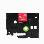 Alternatívna páska Brother TZ-435 / TZe-435, 12mm x 8m, biela tlač / červený podklad