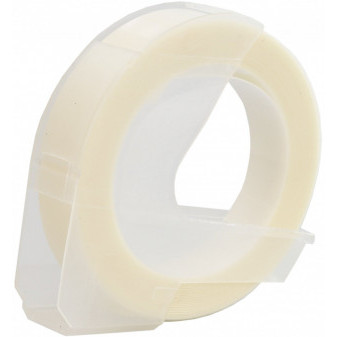 Alternatiivní páska Dymo Omega A0898100, 9 mm x 3 m, bílý tisk/průhledný podkklad