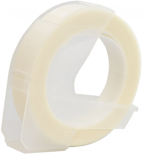 Alternatiivní páska Dymo Omega A0898100, 9 mm x 3 m, bílý tisk/průhledný podkklad