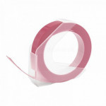 Dymo Omega Alternative Tape A0898120, 9mm x 3m, biały nadruk/różowe tło