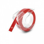 Alternatiivní páska Dymo Omega S0898150, 9 mm x 3 m, bílý tisk/červený podklad