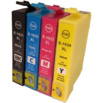 Alternatywny zestaw Color X T1636 do drukarek Epson 18 ml czarny, 15 ml kolorowy