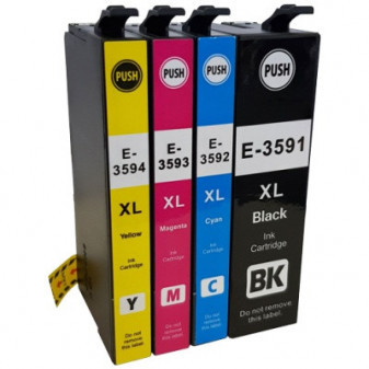 Alternatywny zestaw Color X T3595 35XL do drukarek Epson 1x45 ml. 3x25 ml