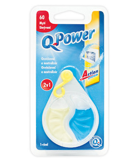 Q power do zmywarek - Odświeżacz zapachowy 2 w 1, 1 szt