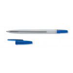 Guľôčkové pero Record 54-1 jednorazové, modrá náplň , A3780