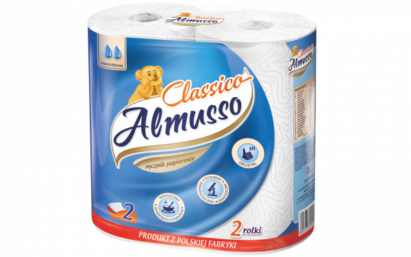 Papírová utěrka  / ručník Almusso CLASSICO, 2ks v balení