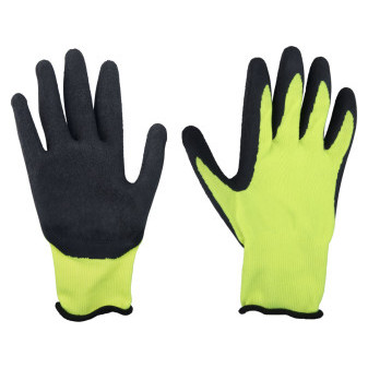 rukavice nylonové, bezešvé, polomáčené v latexu, velikost 8'