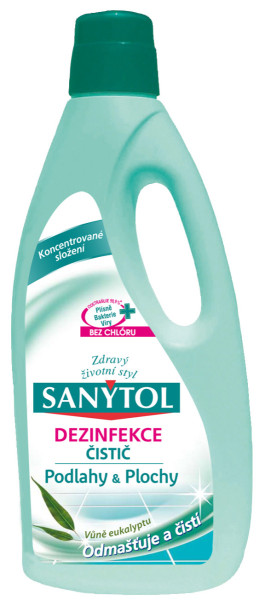 Sanytol univerzální dezinfekční prostředek na podlahy a plochy Eukalyptus 1L