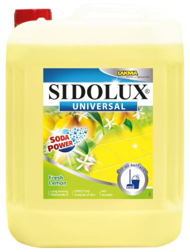 SIDOLUX univerzální čistič SODA POWER FRESH LEMON  5L