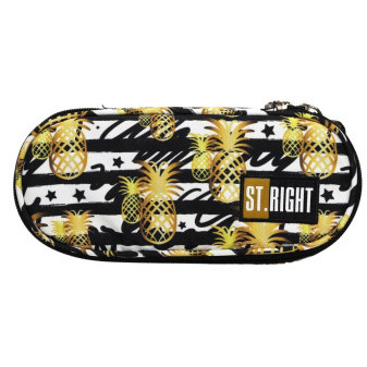 St.RIGHT Školní set tříkomorový batoh + pouzdro Tropical Party