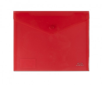 Složka s drukem A4 transparentně červená CONCORDE A80029