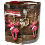 Vonná svíčka Christmas gift ve skle sn72s-07