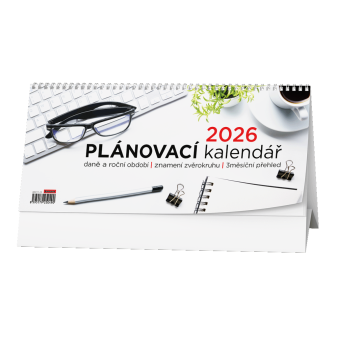 Stolní kalendář - Plánovací daňový kalendář 2026