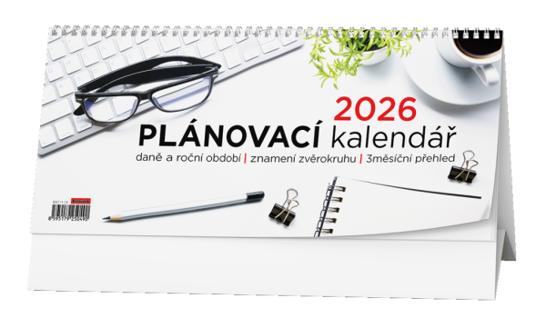 Stolní kalendář - Plánovací daňový kalendář 2026